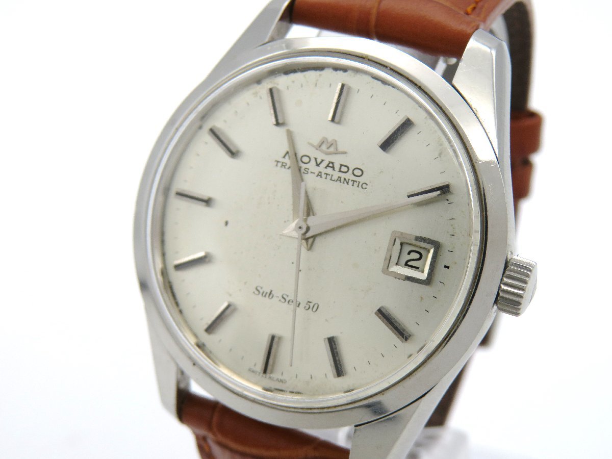 モバード MOVADO from トランスアトランティックサブシー シルバー 手 