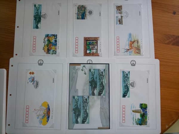 切手、はがき 【稀少】FDC 中国切手 初日カバー 革14 パンダ；（計2