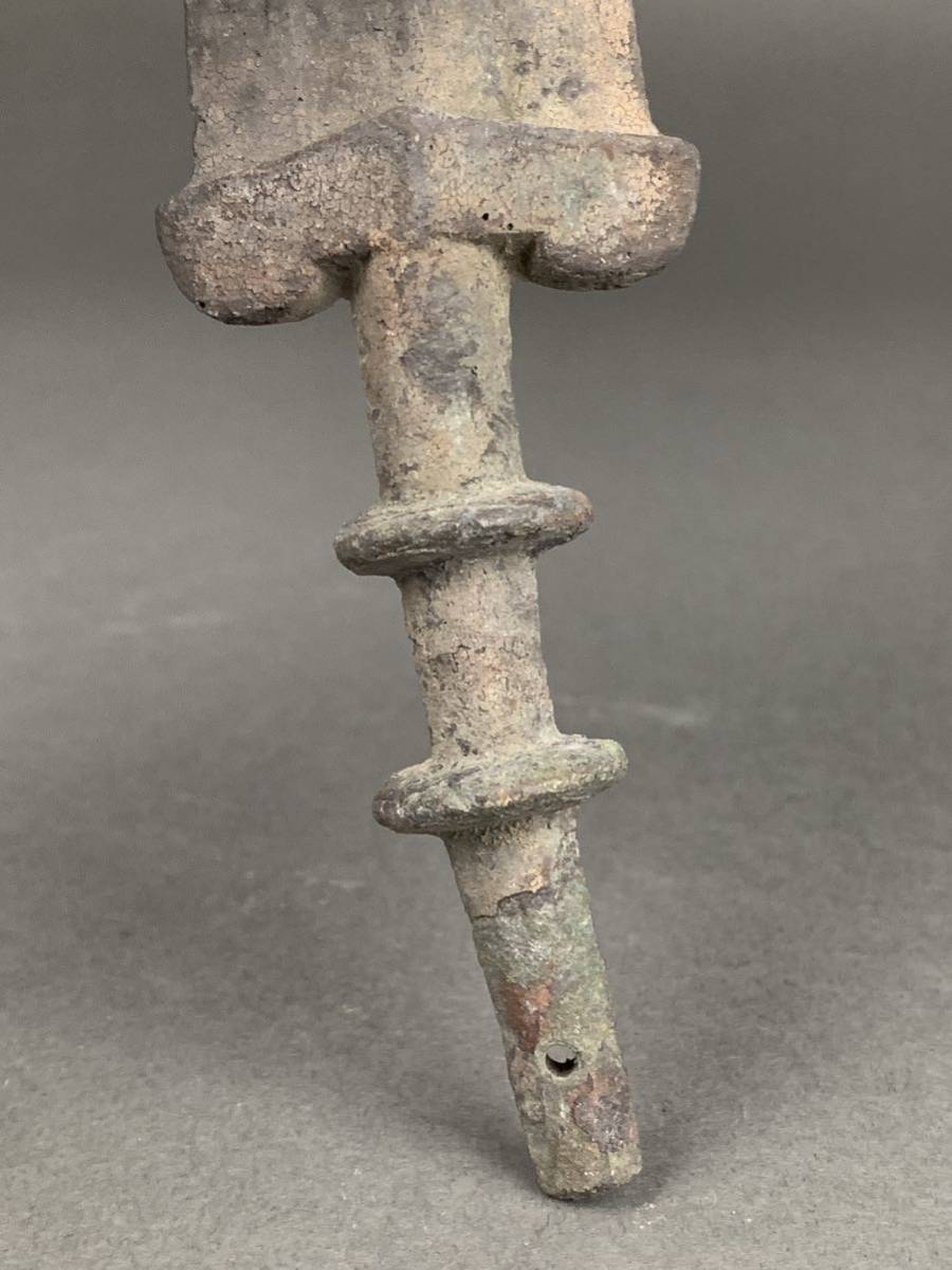 発掘品⑦ 青銅 銅剣 （青銅器古銅矛銅剣戈槍弥生古墳戦国中国祭器）