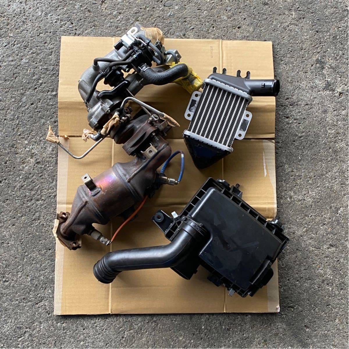 スズキ アルト ワークス ALTO works HA36S turbo インタークーラー インテーク パイプ ターボ タービン エアクリ 触媒 キャタライザー 