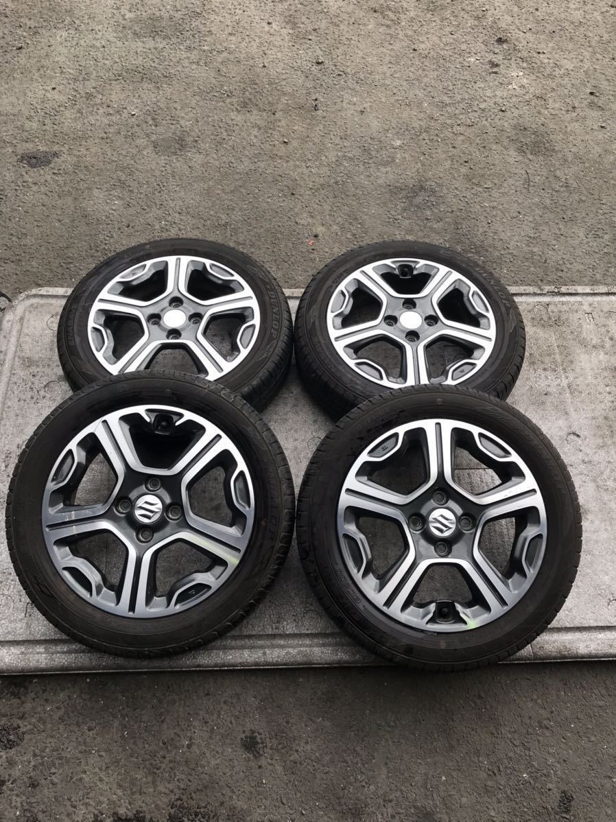 スズキ MR41S ハスラー 純正アルミホイール タイヤ付き 4本セット 15 