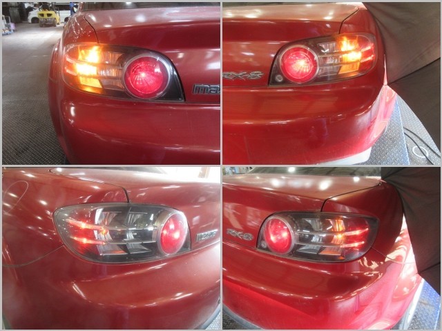 39601　SE3P　RX-8　前期　純正　テールランプ　左右セット　インナーメッキハゲ有