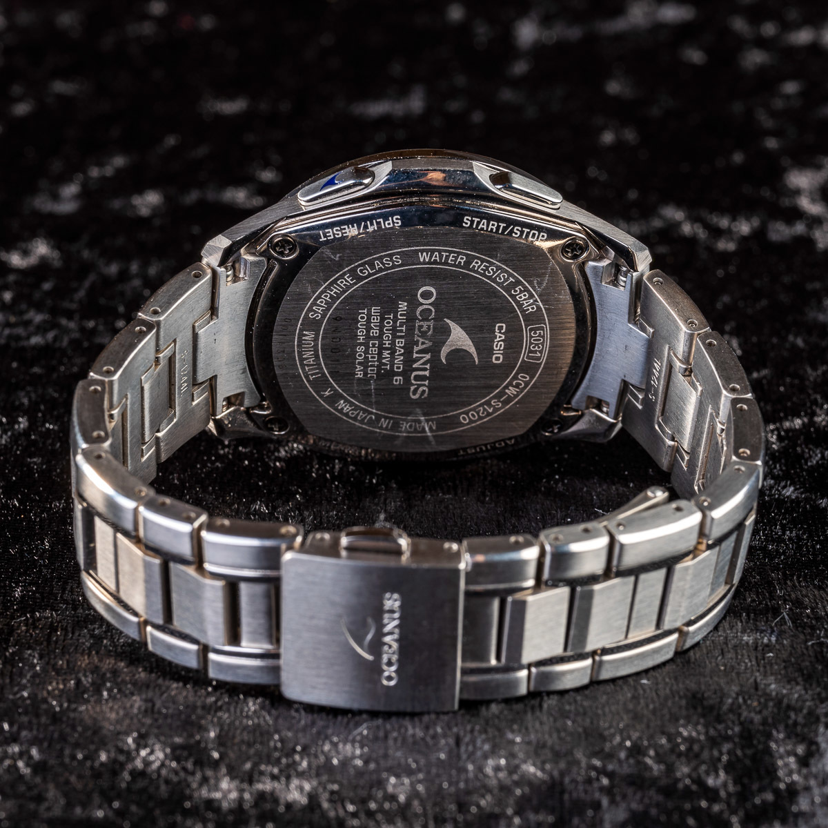 100円～】 CASIO OCEANUS（オシアナス）マンタ OCW-S1200P-7AJF 使用1