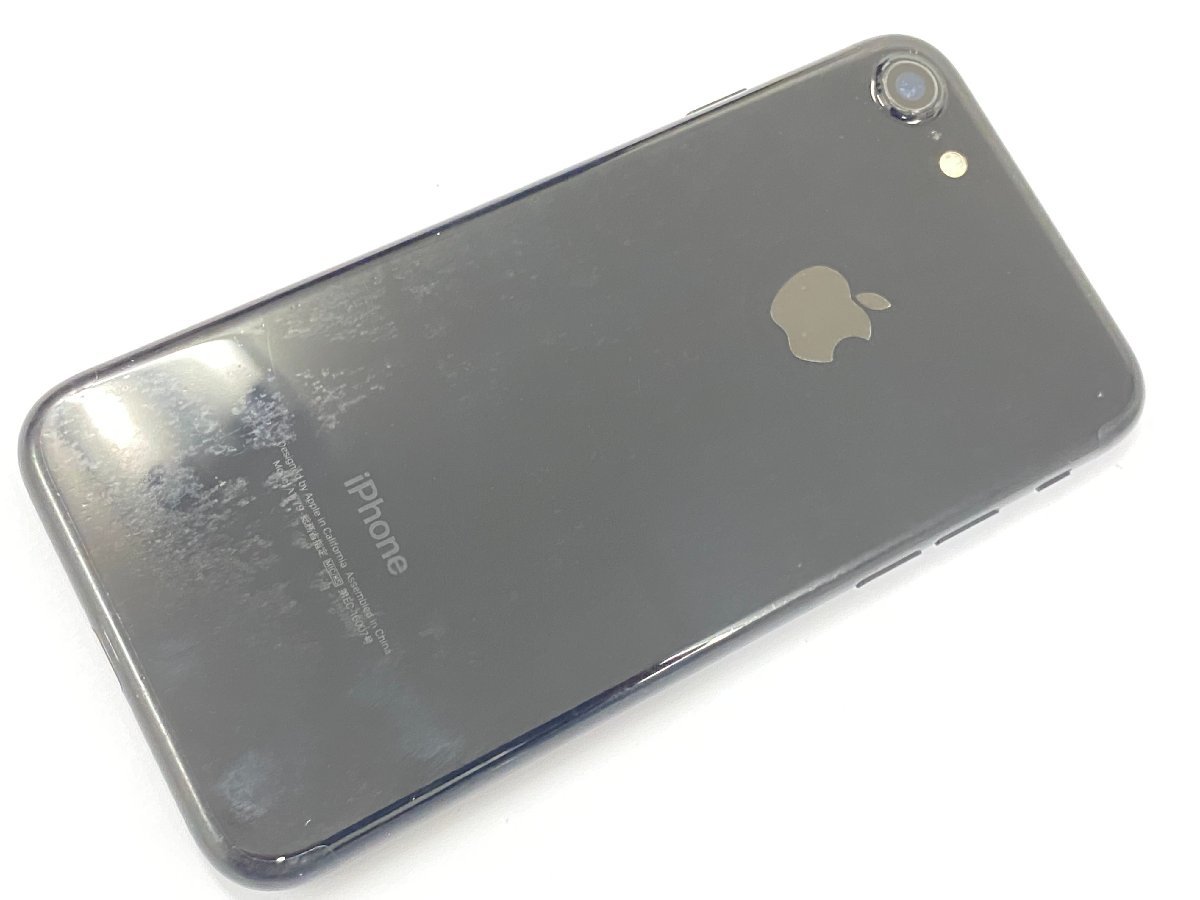 SIMフリー　iPhone7　128GB　ジェットブラック　バッテリー新品100％　判定〇　本体のみ　管理番号：9-12【安心保証】