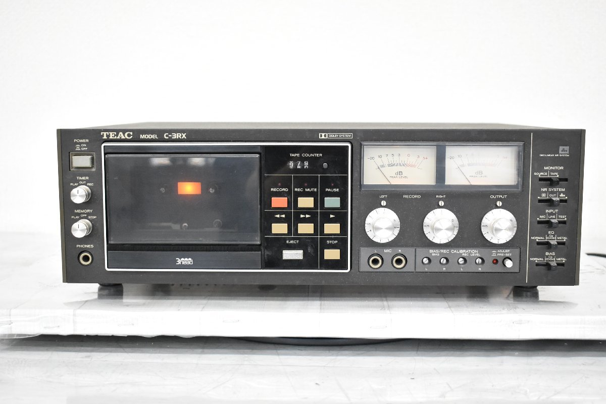 Σｍ4671 ジャンク TEAC ティアック カセットデッキ C-3RX TEAC