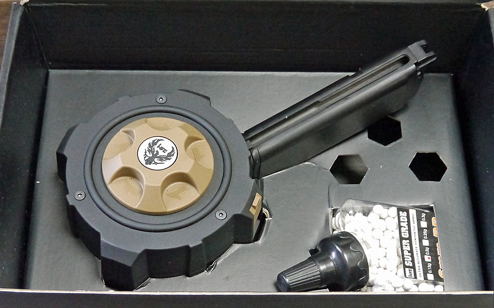 HFC正規品145連ガスドラムマガジンHD-001 HFC ガスドラムマガジン