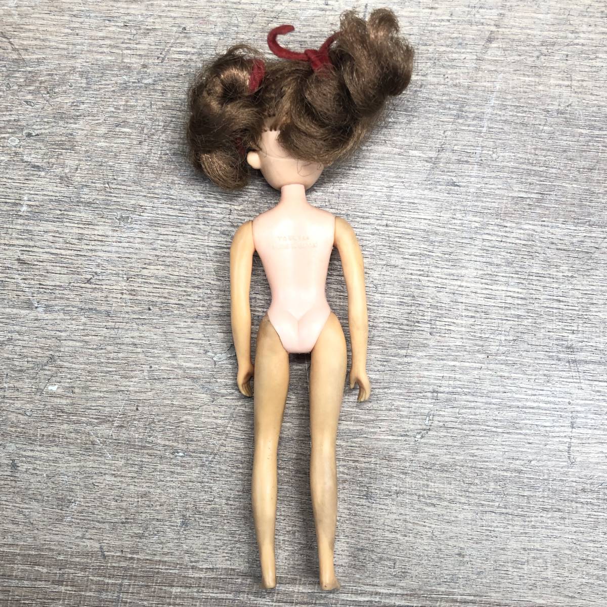 初代 リカちゃん 両腕運動 へそ有り ドレス/タカラタグ有 着せ替え人形  