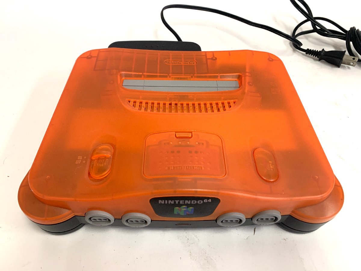 Nintendo/任天堂 NUS-001 ニンテンドー64 オレンジ×ブラック
