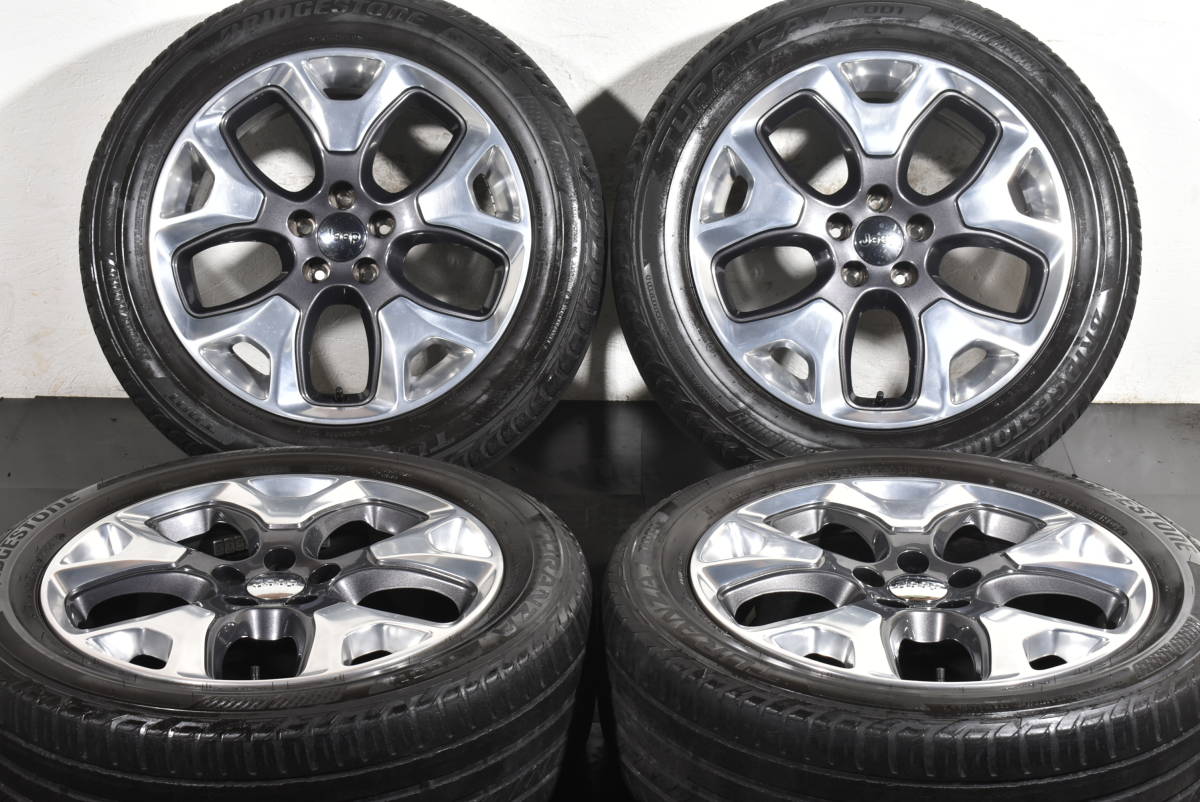 ☆JEEP ジープ MP コンパス リミテッド 純正 18インチ☆PCD110 7J +40☆ブリヂストン トランザ T001☆225/55R18☆レネゲード☆