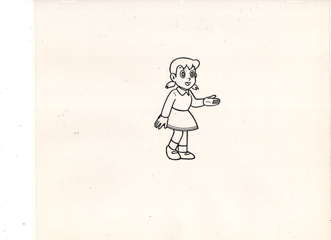 セル画 ドラえもん 制作素材 セル画 線画 3枚セット XX-12(ドラえもん