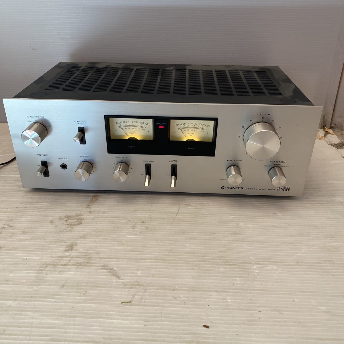 Pioneer SA-7600II プリメインアンプ パイオニア
