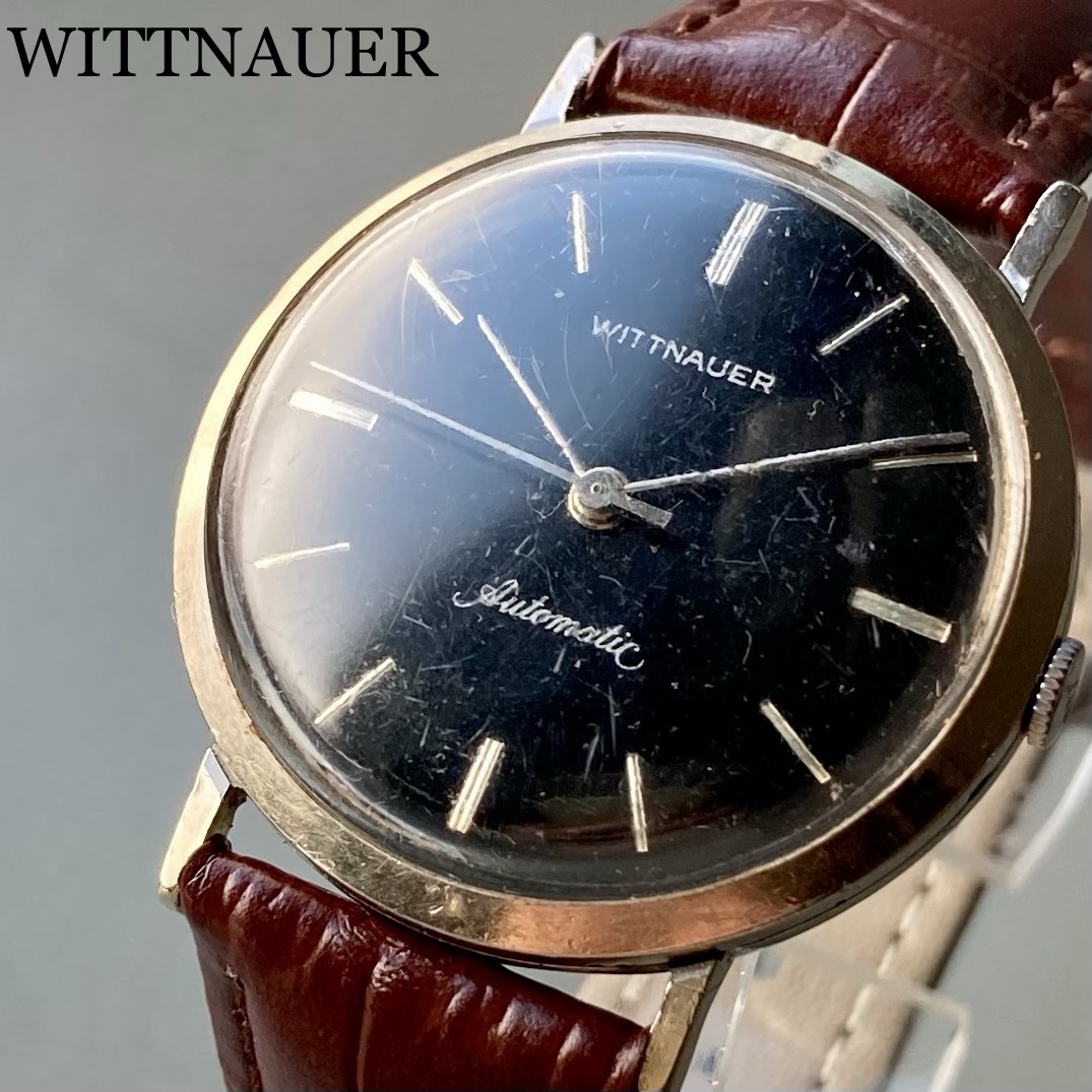動作品】ウィットナー WITTNAUER アンティーク 腕時計 手巻き 動作品】ウィットナー WITTNAUER アンティーク 腕時計 手巻き