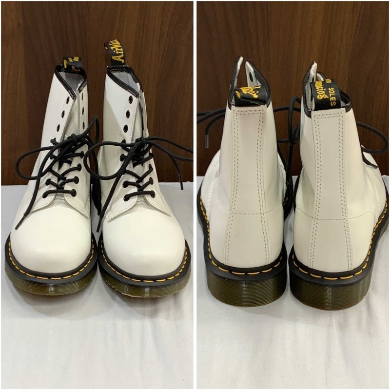 美品 Dr．Martens 1460 UK9 WHITE 