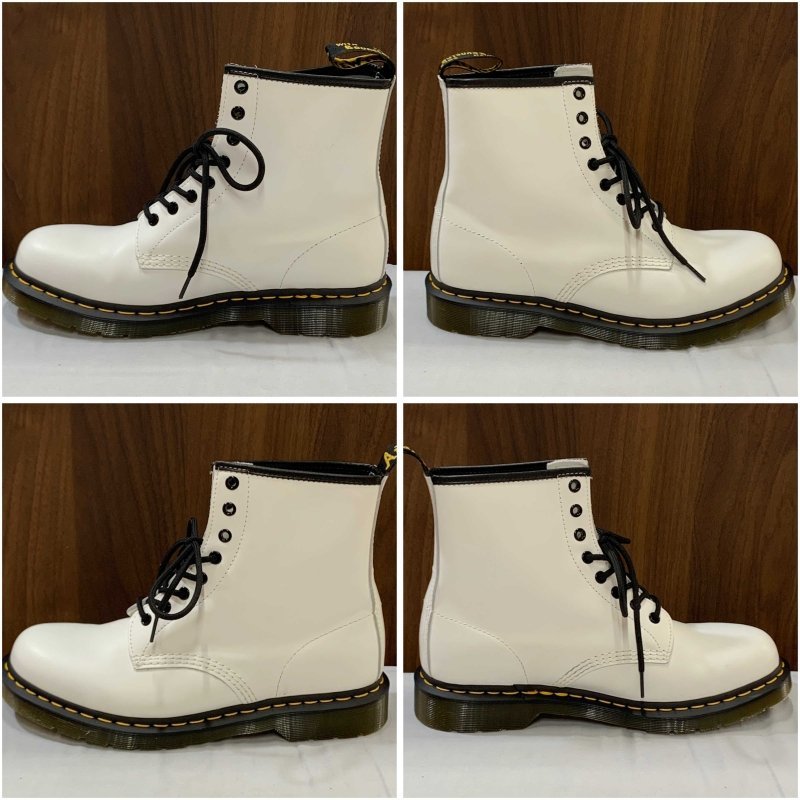 美品 Dr．Martens 1460 UK9 WHITE ドクター 