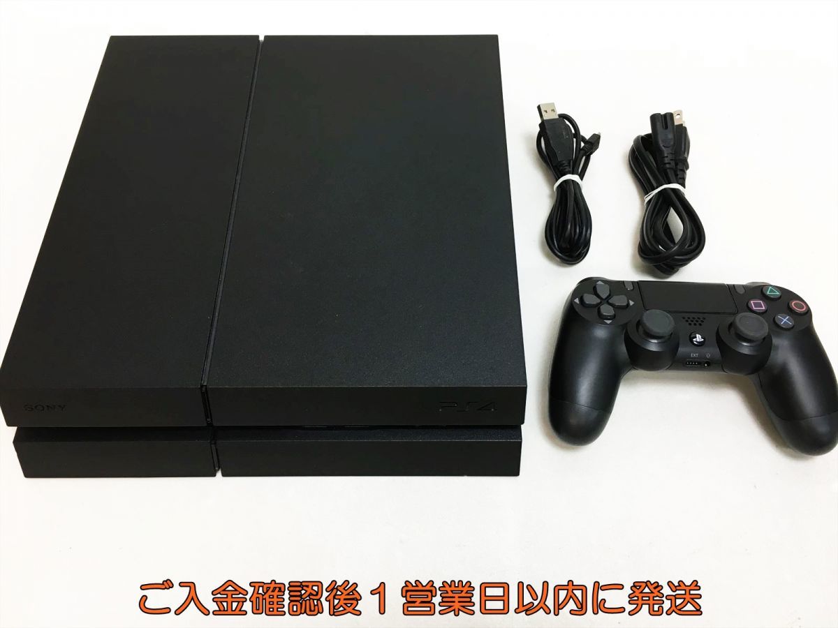 【1円】PS4 本体/コントローラー セット CUH-1200A ブラック 500GB ゲーム機本体 SONY 初期化/動作確認済み J05-106ym/G4