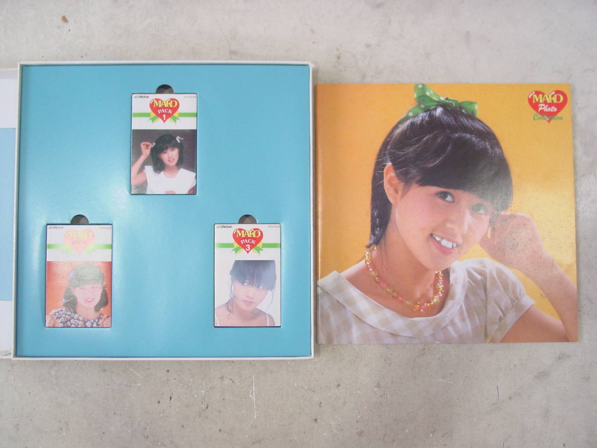 ☆石野真子 MAKO PACK マコパック カセット3巻組 写真集付 昭和 