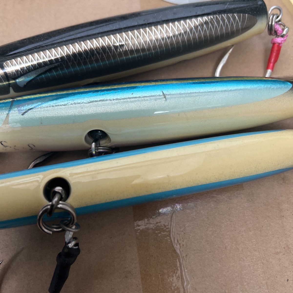 カーペンターKLL/MODEL027Cと027Aとゼウス150+25のシンキングルアー3