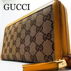 グッチ 長財布 キャンバスのYahoo!オークション(旧ヤフオク!)の相場