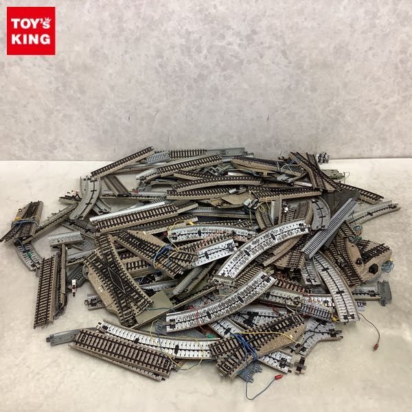 1円〜 訳あり ジャンク メーカー不明 HOゲージ 等 直線レール 曲線