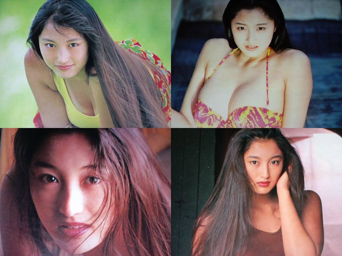 井上晴美 1991年～1993年 大量 切り抜き ファイル 1冊 80P(タレント