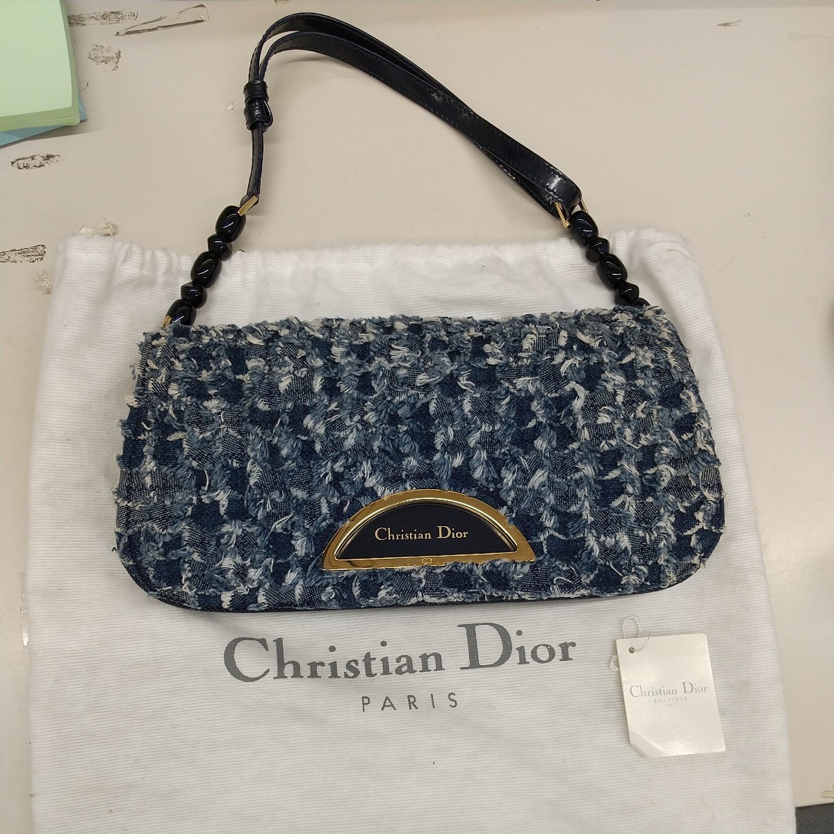 B3332【美品】Christian Dior クリスチャンディオール マリスパール 
