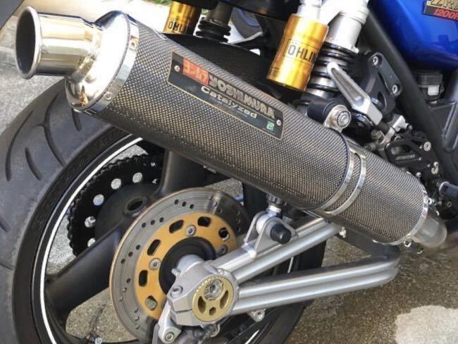 ZRX1200R ヨシムラ チタンサイクロン フルエキ カーボンサイレンサー