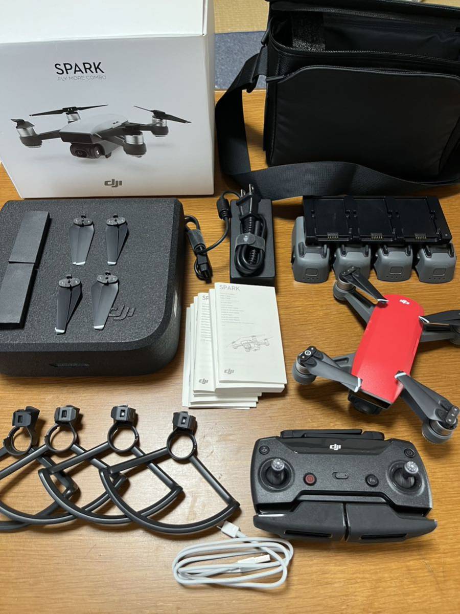 DJI スパーク　モアフライコンボ レッド