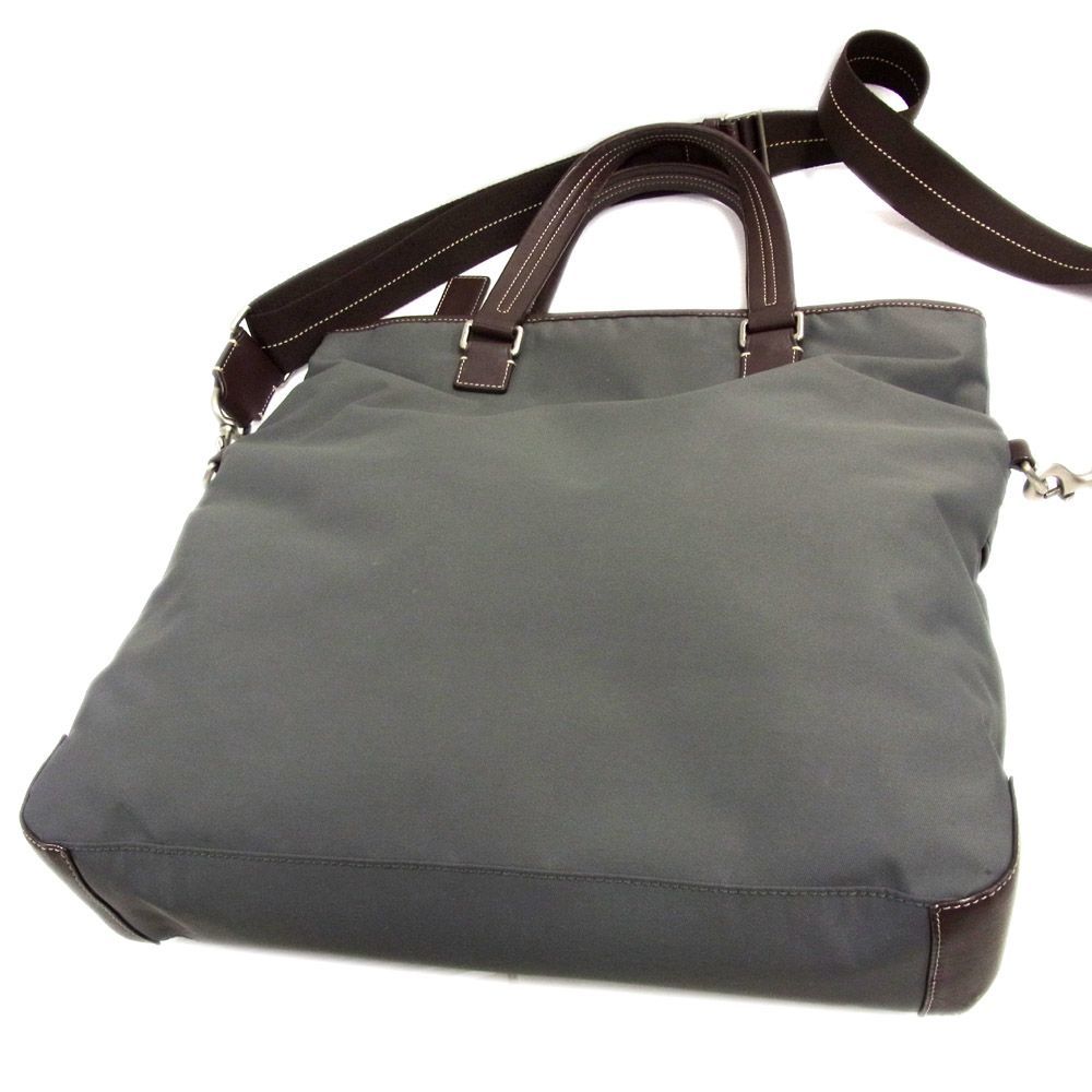 美品○COACH コーチ メンズ レザー トートバッグ ショルダー