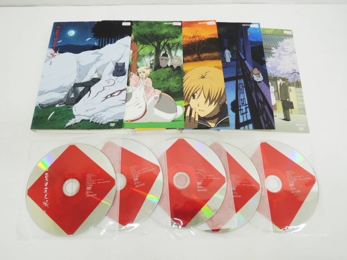 K-2641-2 続 夏目友人帳 全5巻（ケースなし) DVD レンタル版 ジャケット傷みあり