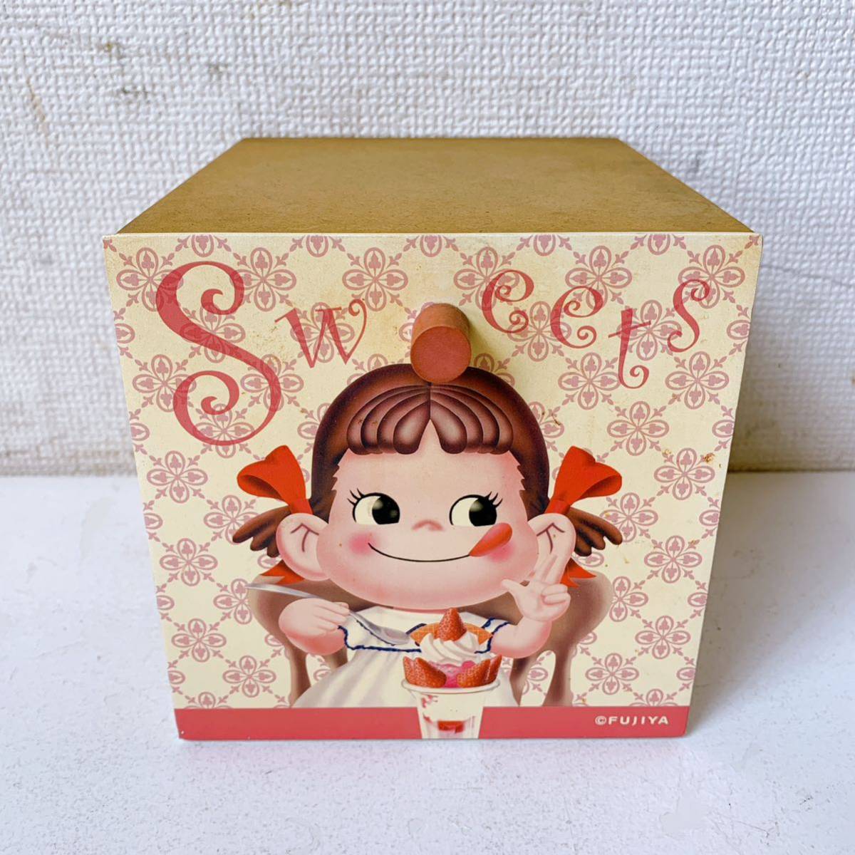 540☆中古☆不二家 ペコちゃん グッズ まとめ 木箱 ランチボックス缶 