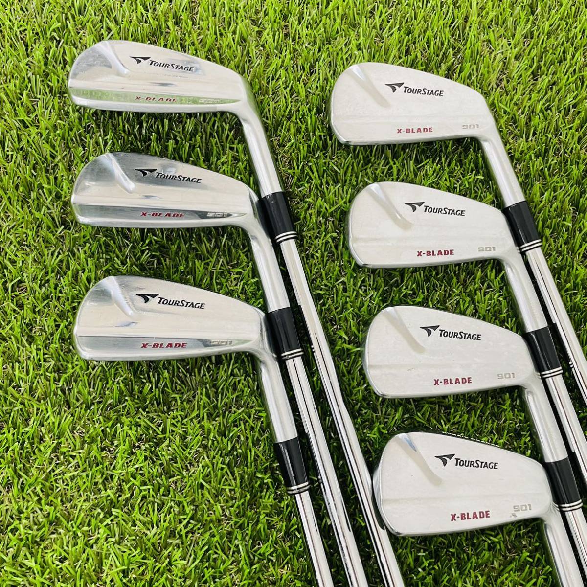 ツアーステージ TOURSTAGE X-BLADE 901 アイアンセット N.S.PRO 950GH（S） 男性用 右利き BRIDGESTONE ブリヂストン マッスルバック