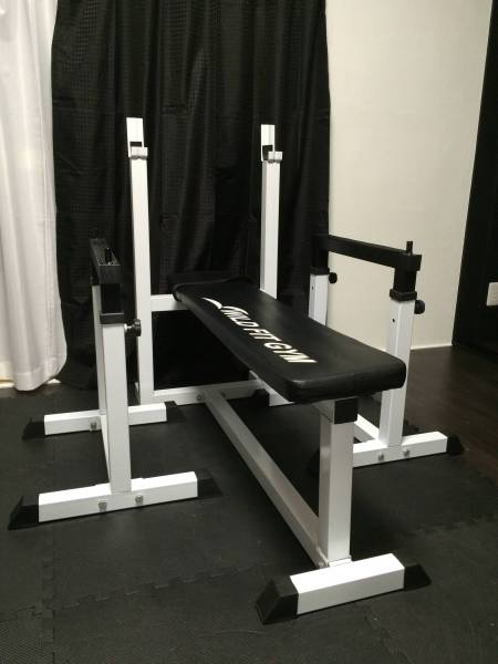 トレーニングベンチ セーフティラック スクワットラック セット