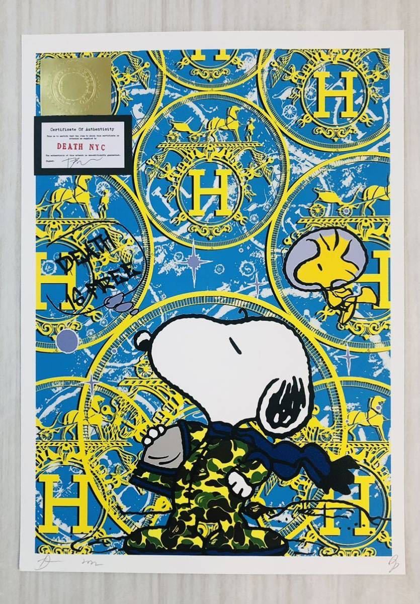 DEATH NYC アートポスター【数量限定】スヌーピー SNOOPY トム