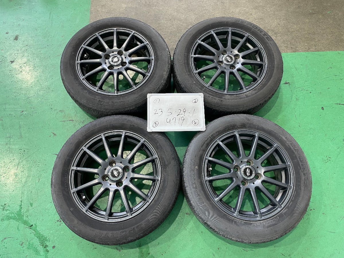 ☆Z12 日産 キューブ 社外 weds TEAD 15インチ アルミ ホイール 4本 15 