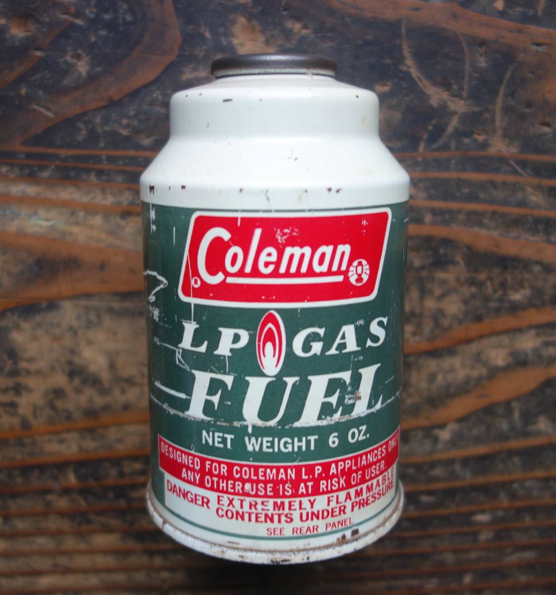 ヴィンテージ Coleman LP ガス シリンダー 空き缶 コールマン USA(ガス