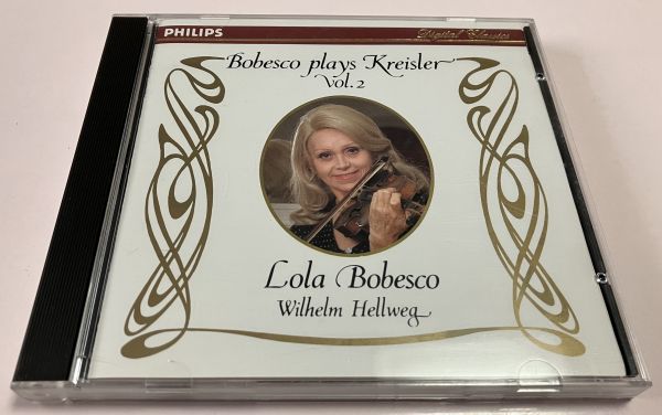 PHILIPS 国内初期盤 CD 愛のよろこび 美しいロスマリン ボベスコ・プレイズ・クライスラー Vol.2 ヘルヴェック 32CD-3051 ヴァイオリン