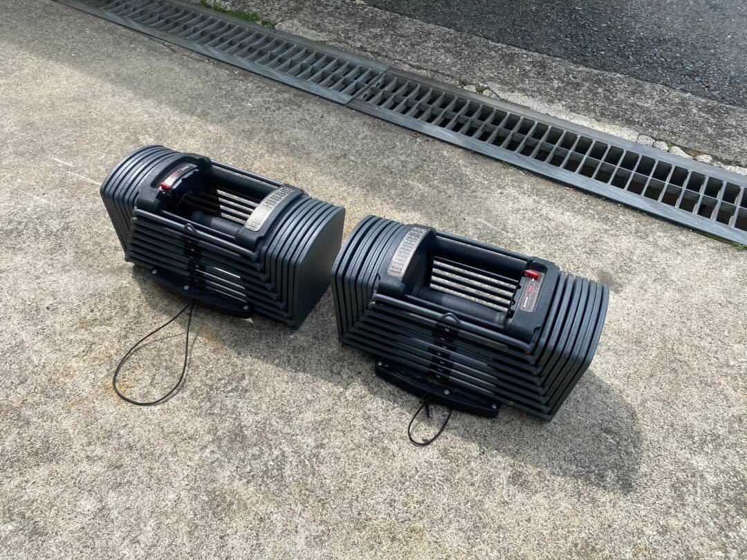 ○E8849 可変式ブロックダンベル アジャスタブルダンベル 26kgx2 52kg 
