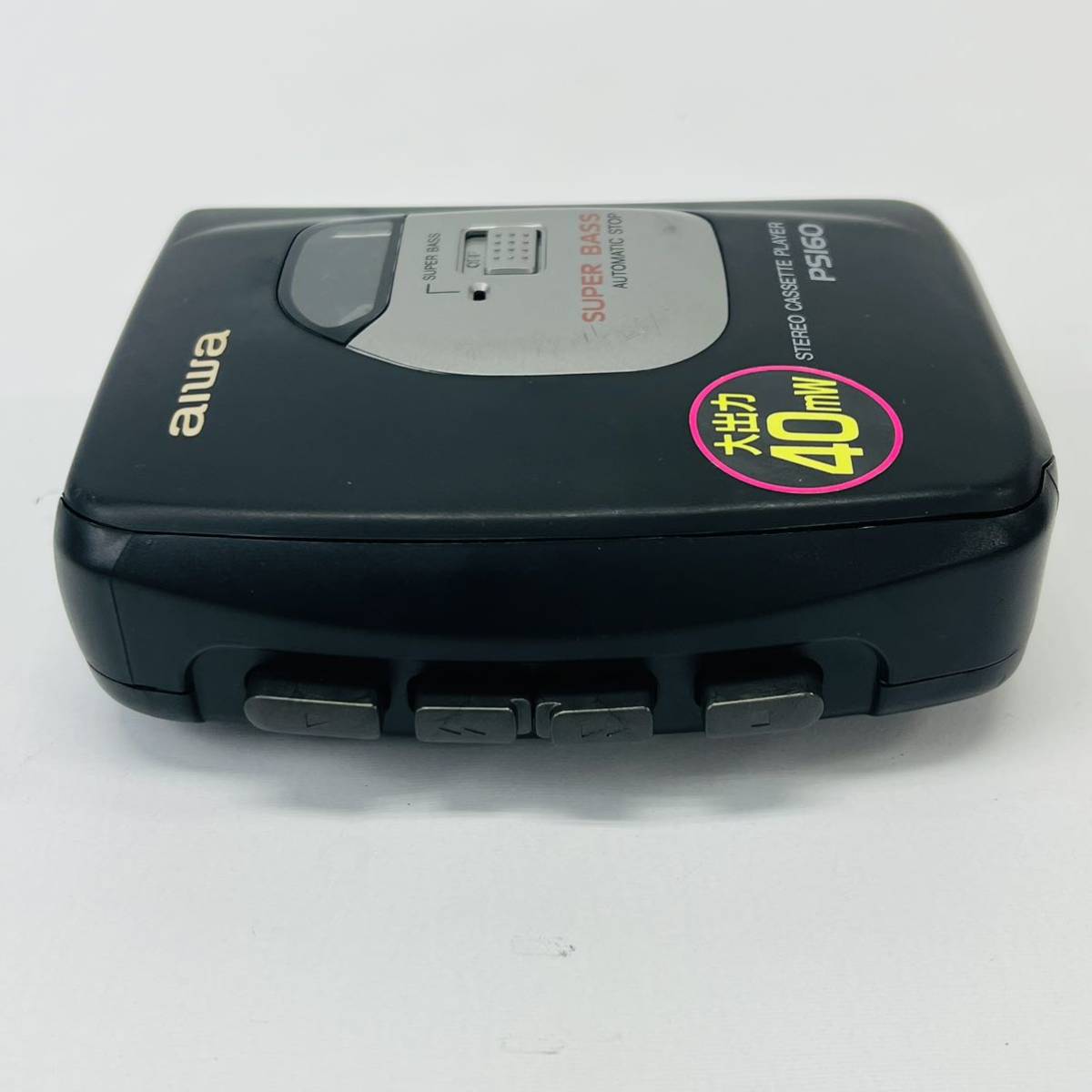 ☆1円〜☆ AIWA アイワ ステレオカセットプレーヤー HS-PS160 昭和