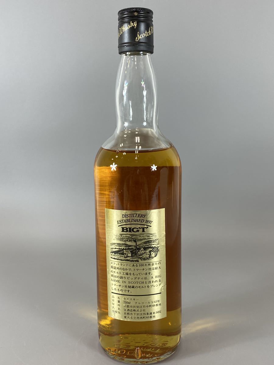 BIG T GOLD LABEL ビッグ ティ ゴールドラベル スコッチ ウイスキー