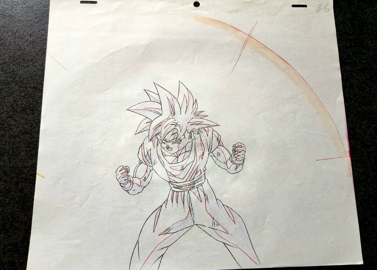 ドラゴンボールZ / 孫 悟飯 スーパーサイヤ人 /セル画と原画