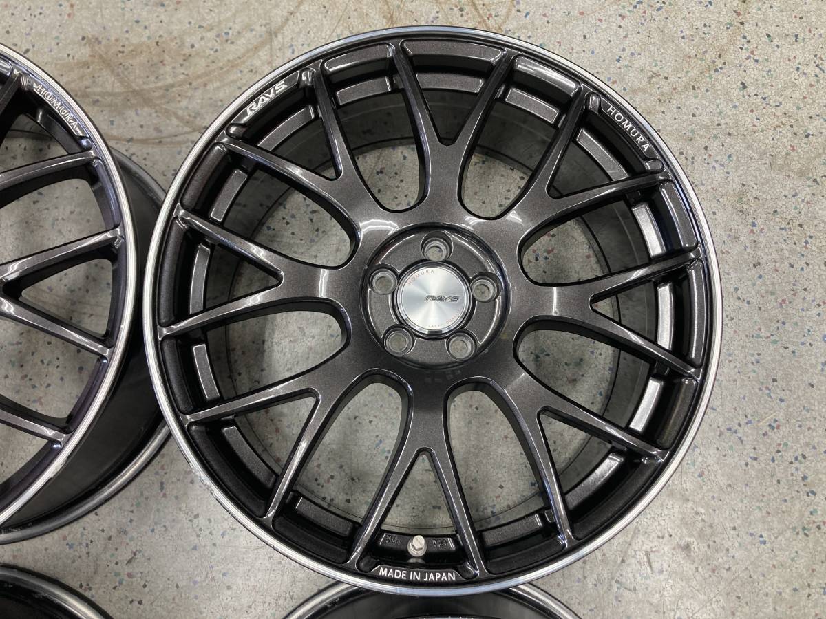 RAYS レイズ HOMURA ホムラ 2x8 GTS 18インチ 8.0j +43 100/5 カローラ 