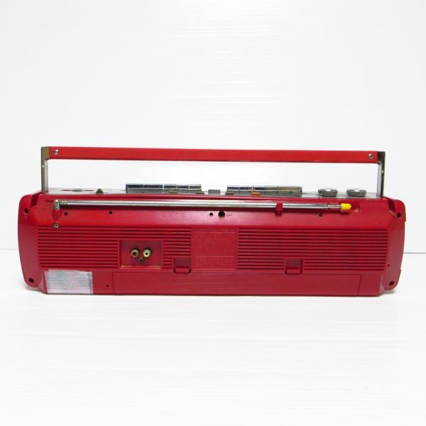 お宝RYU】SONY ソニー ラジカセ CFS-EW50 昭和レトロ 家電 赤 レッド  