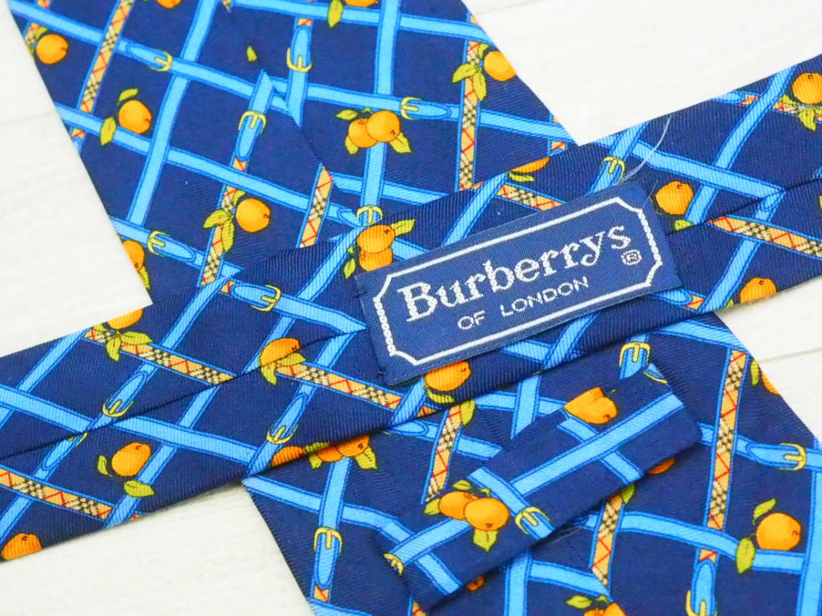 BURBERRY バーバリー】イタリア 伊製 ITALY ベルト みかん ノバ 