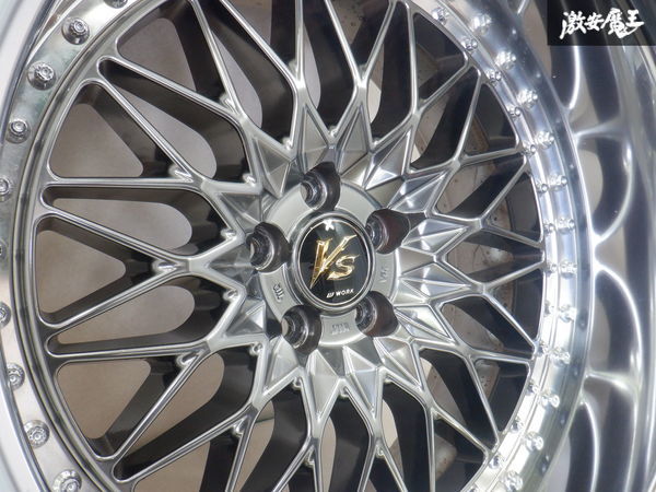 美品！！ WORK ワーク VS-XV 18インチ 10.5J -24 PCD100 5穴 225 