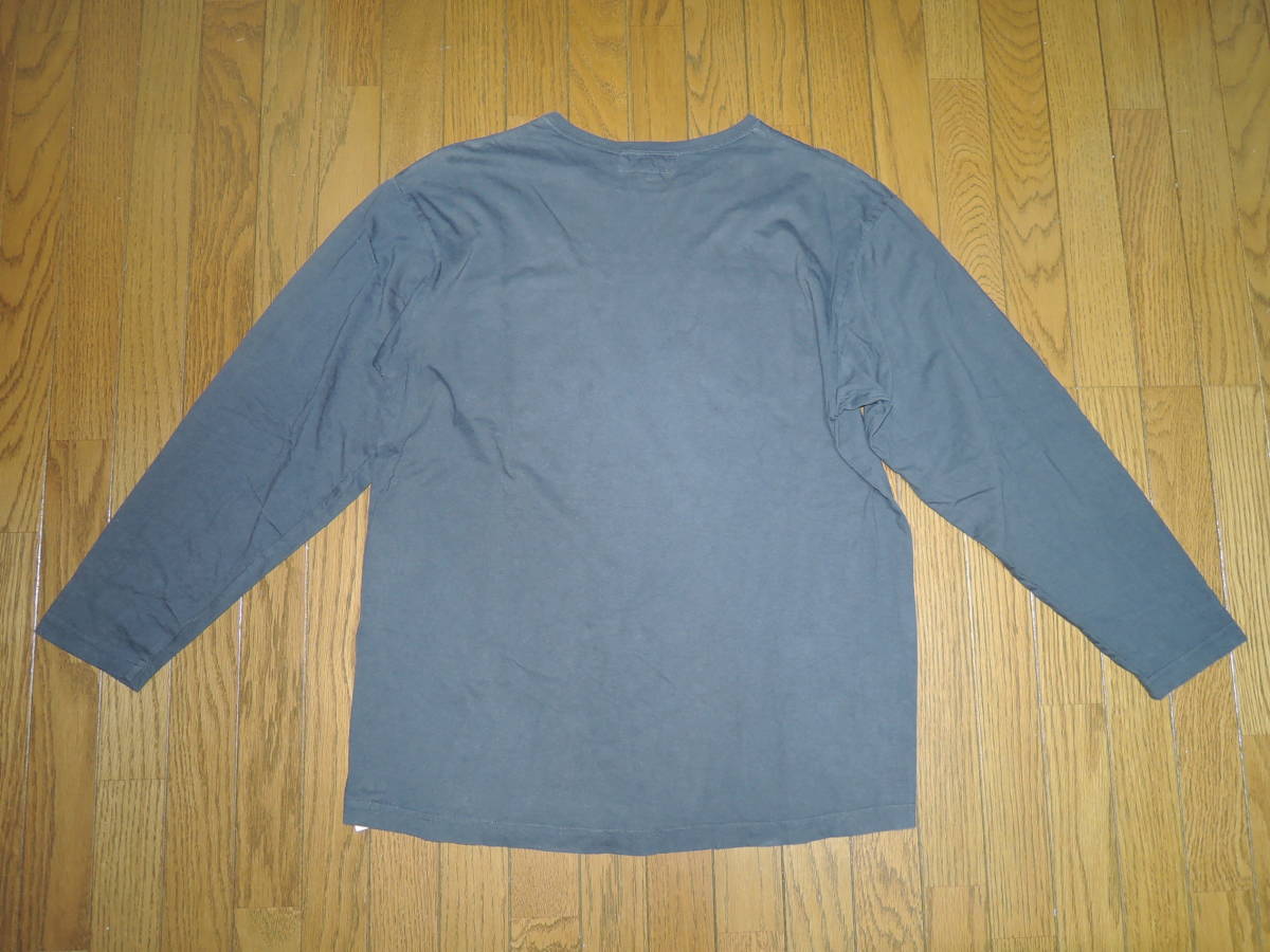 SASSAFRAS ササフラス チョップコーナーDポケット ロンTシャツ M 