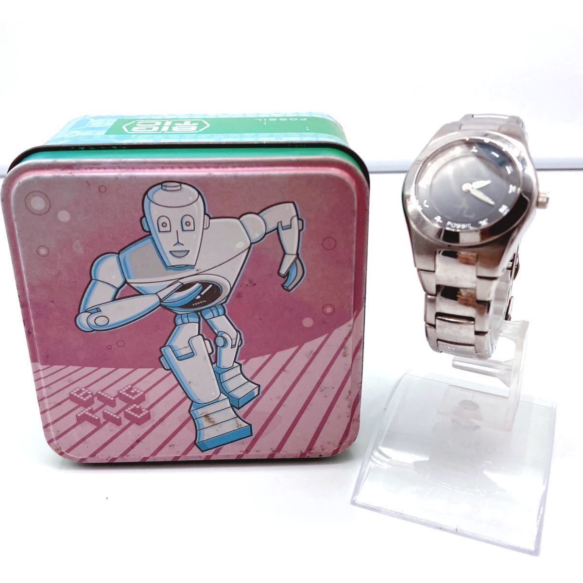 FOSSIL/フォッシル /BIGTIC/ビックテイック/BG-1056/ブラック×シルバー 