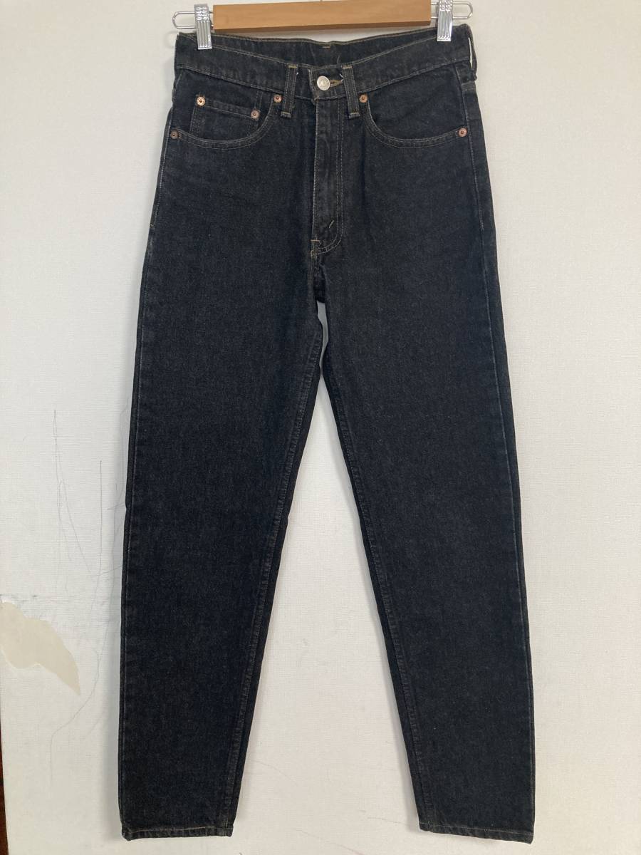 ★美中古 90s Levis リーバイス 626 ブラック デニムパンツ 29 日本製 テーパード ジーンズ オールド OLD ビンテージ 廃版