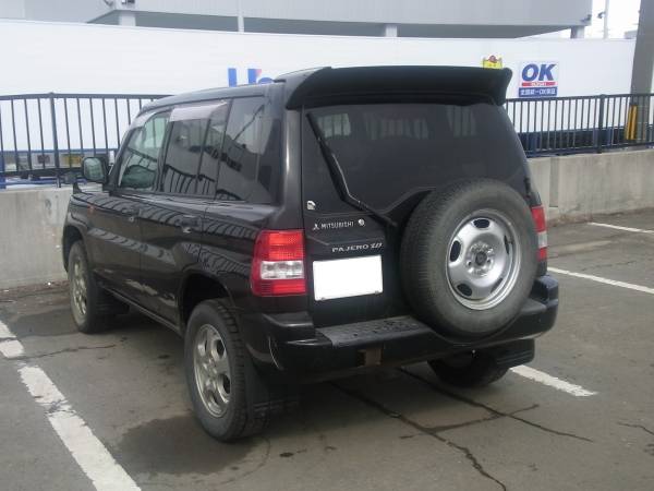 車検あり ★三菱 パジェロ イオ ４ＷＤ ＡＴ 黒 北海道 売切！