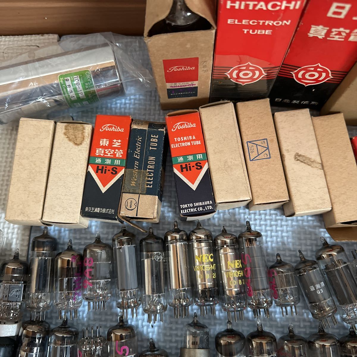 真空管 まとめて 日立 東芝 NEC 真空管 まとめ 大量 東芝 ナショナル NEC 日立 動作未確認 ジャンク品