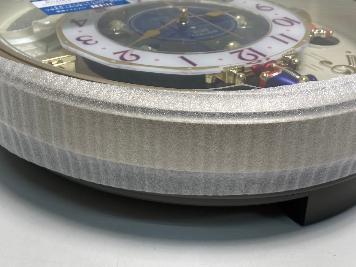 10-3854 品 SEIKO セイコー RE555S 電波クロック ウエーブシンフォニー 